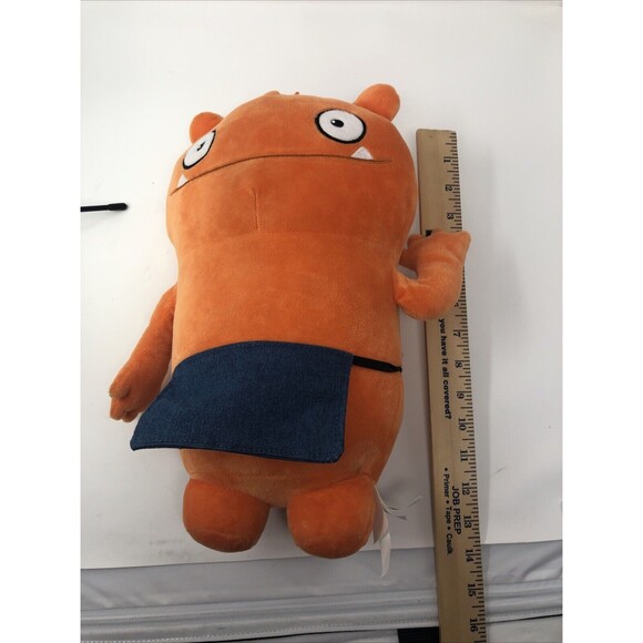 2019 UGLY DOLLS Wage Plush Orange Stuffed Animal Beanie 14 Inch - Picture 3 of 7
